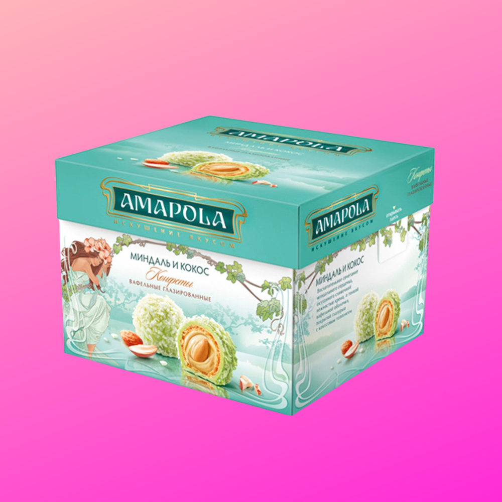 Конфеты 'Амапола' (миндаль и кокос) 100 гр