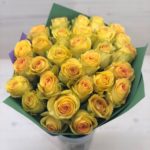 Розы (70 см) желтые Эквадор — изображение 6