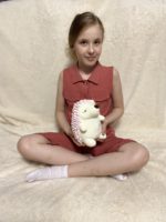 Игрушка 006 Ежик розовый 20см