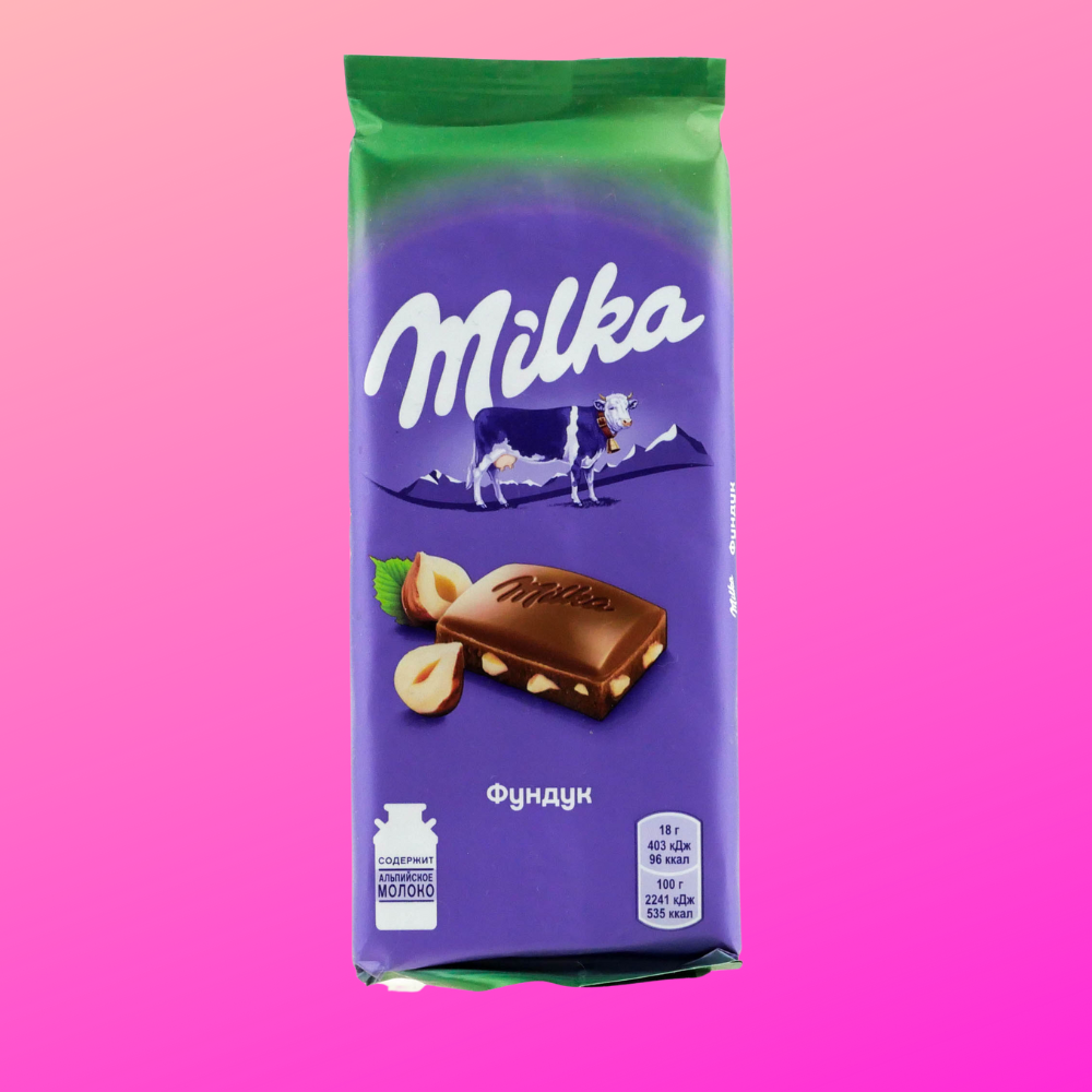 Шоколад Милка (фундук) 90 гр — изображение 1